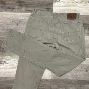 Polo Ralph Lauren Gray Mens 32x34 Five Pocket Stretch Slim Straight Fit Jeans